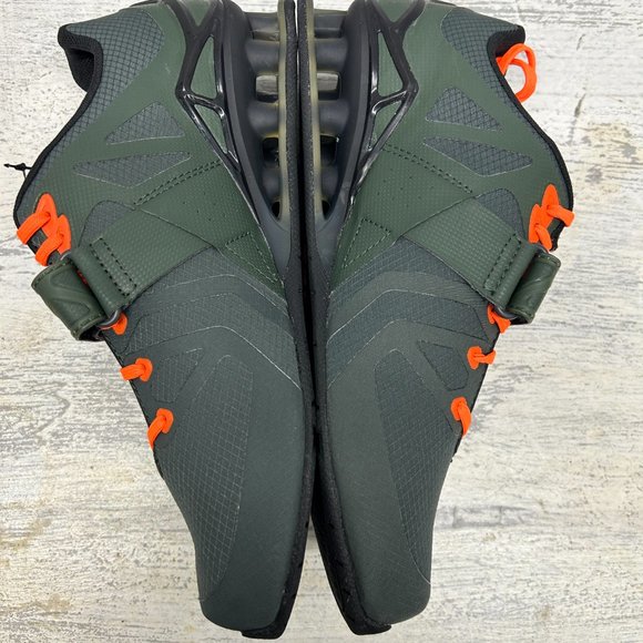 Inov-8 FASTLIFT 335 (Men): Elevate Performance in Thyme/Black/Orange - Picture 7 of 10